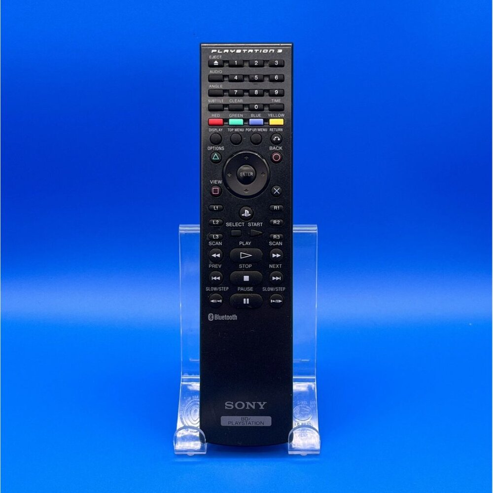 Sony BD PlayStation 3 PS3 OEM Genuine Blu-Ray DVD Remote Control CECHZR1U Tested